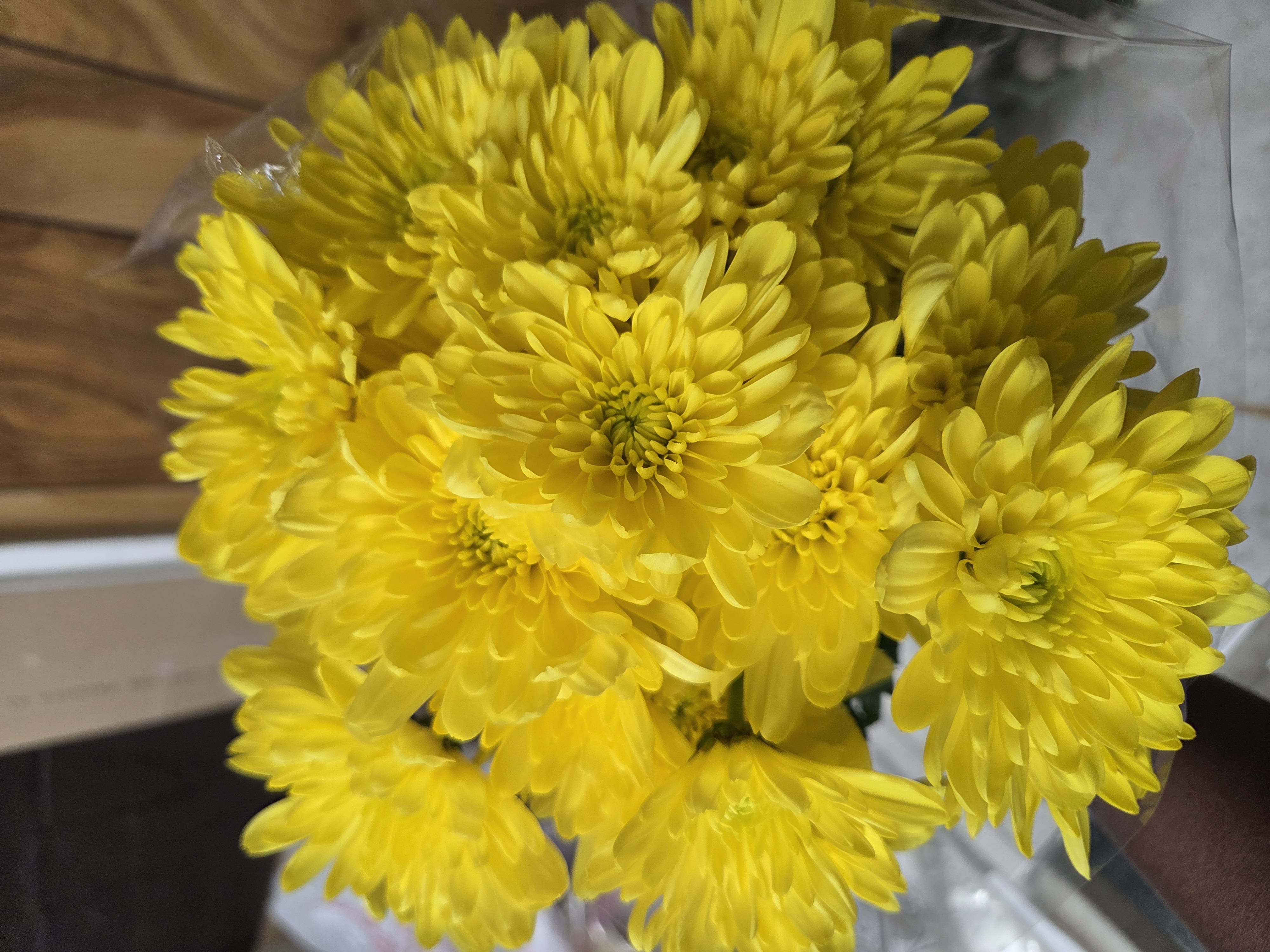 Yellow Mums Bunches