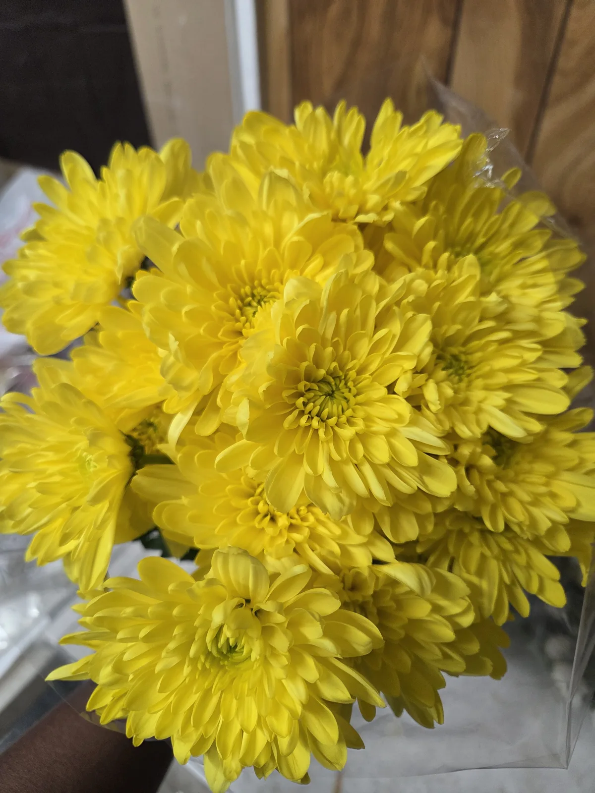 Yellow Mums Bunches